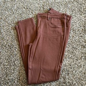 Kut from the Kloth brown skinny jeans